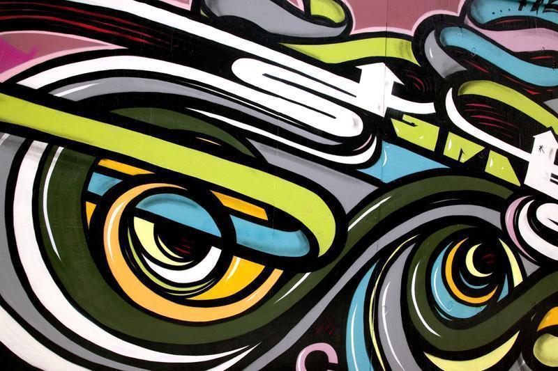 abstract graffiti design