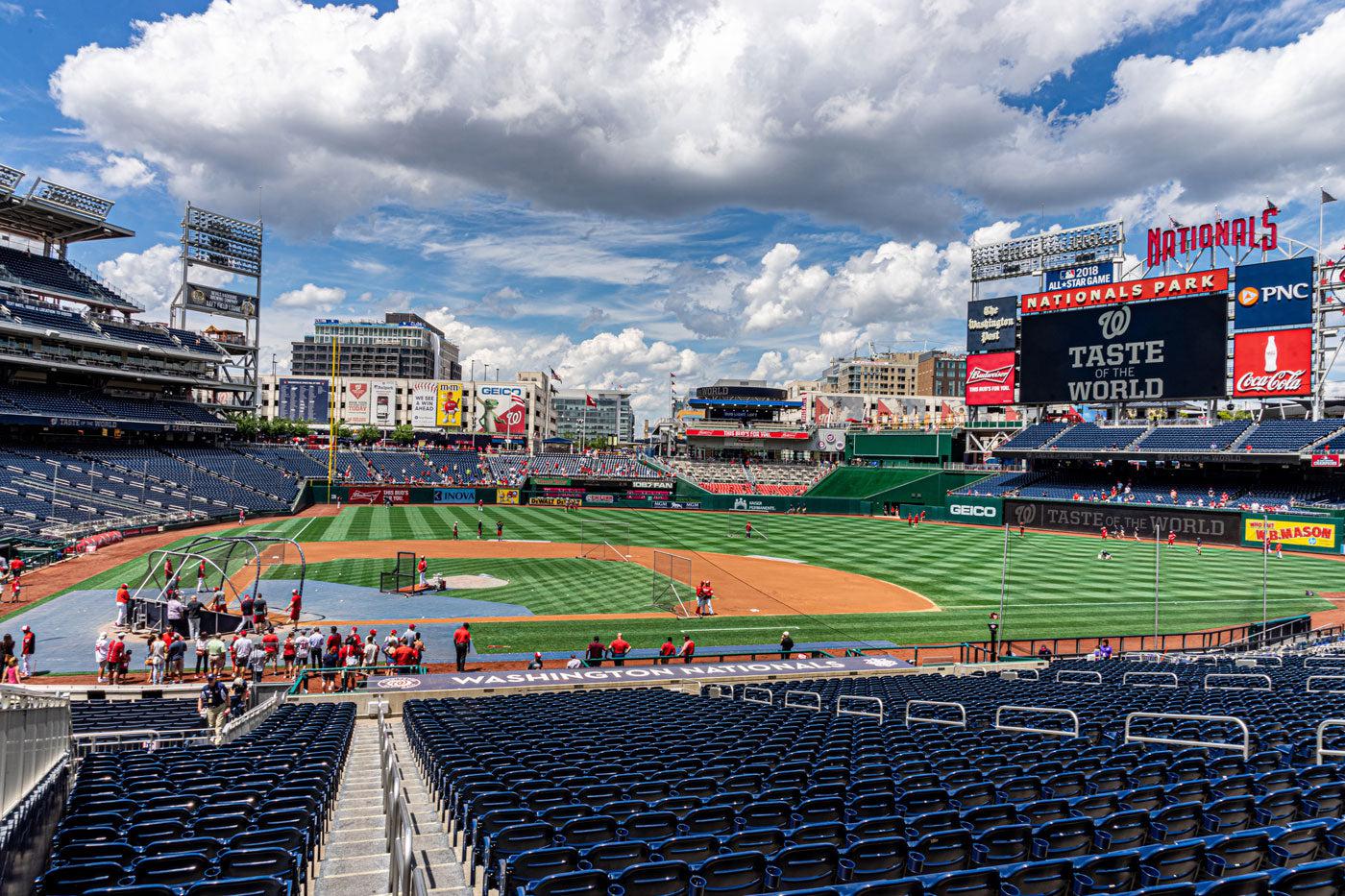 Nationals Park Baseball Stadium Print, Washington Nationals Baseball