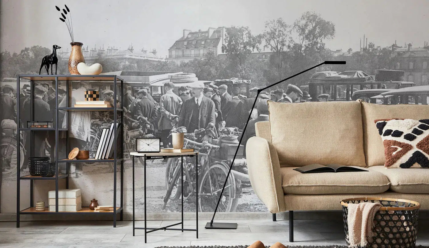 Retro wallpaper for walls buy in UK | Online store Uwalls