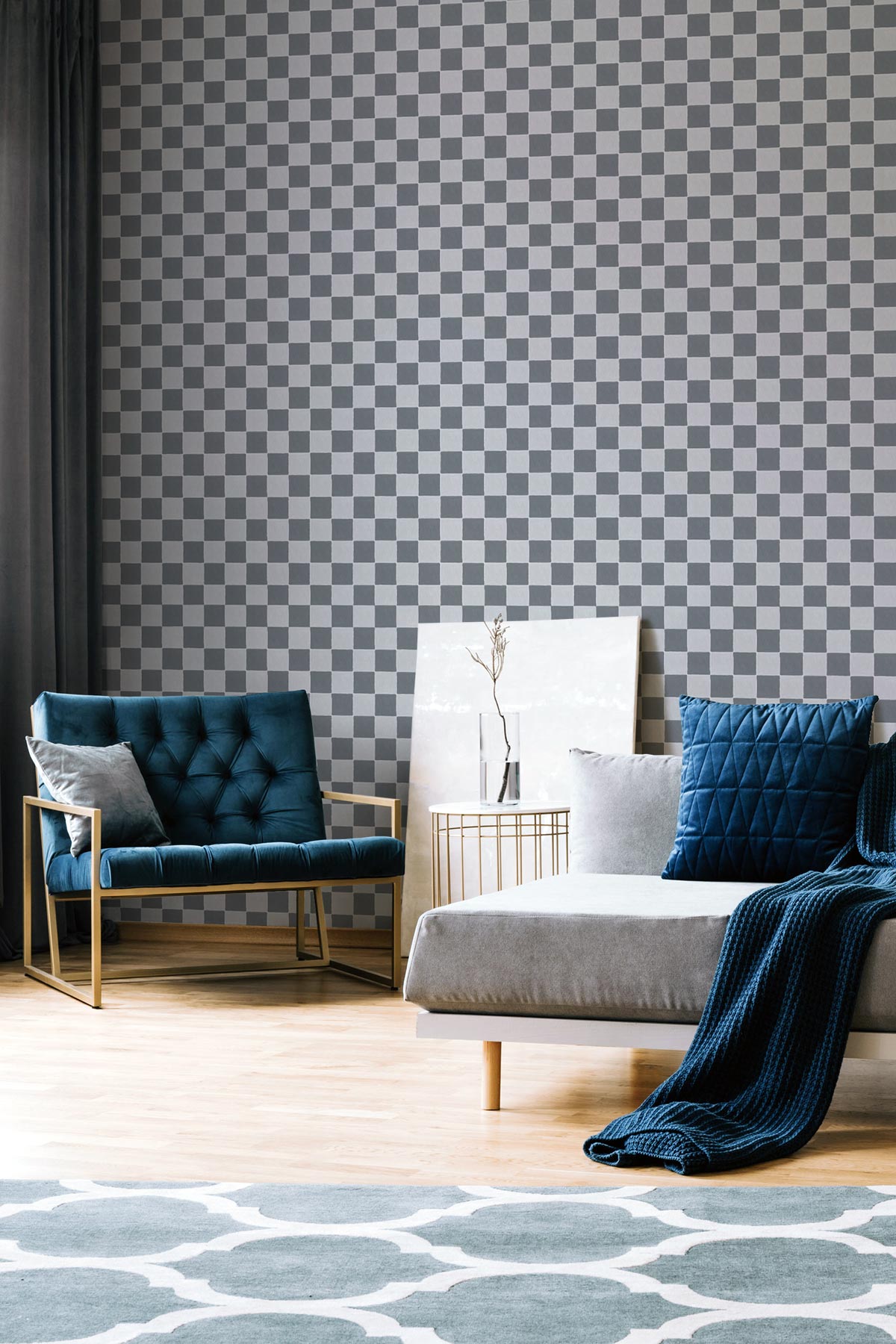 Wild Checkers / Grey