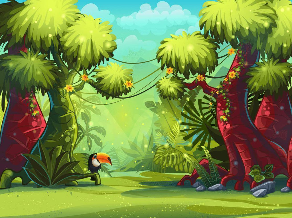 animated jungle backgrounds