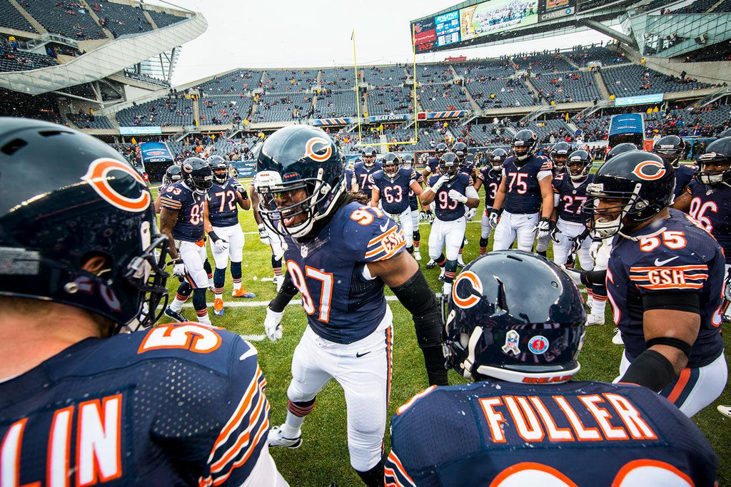 Bears-Packers Line of Scrimmage Mural