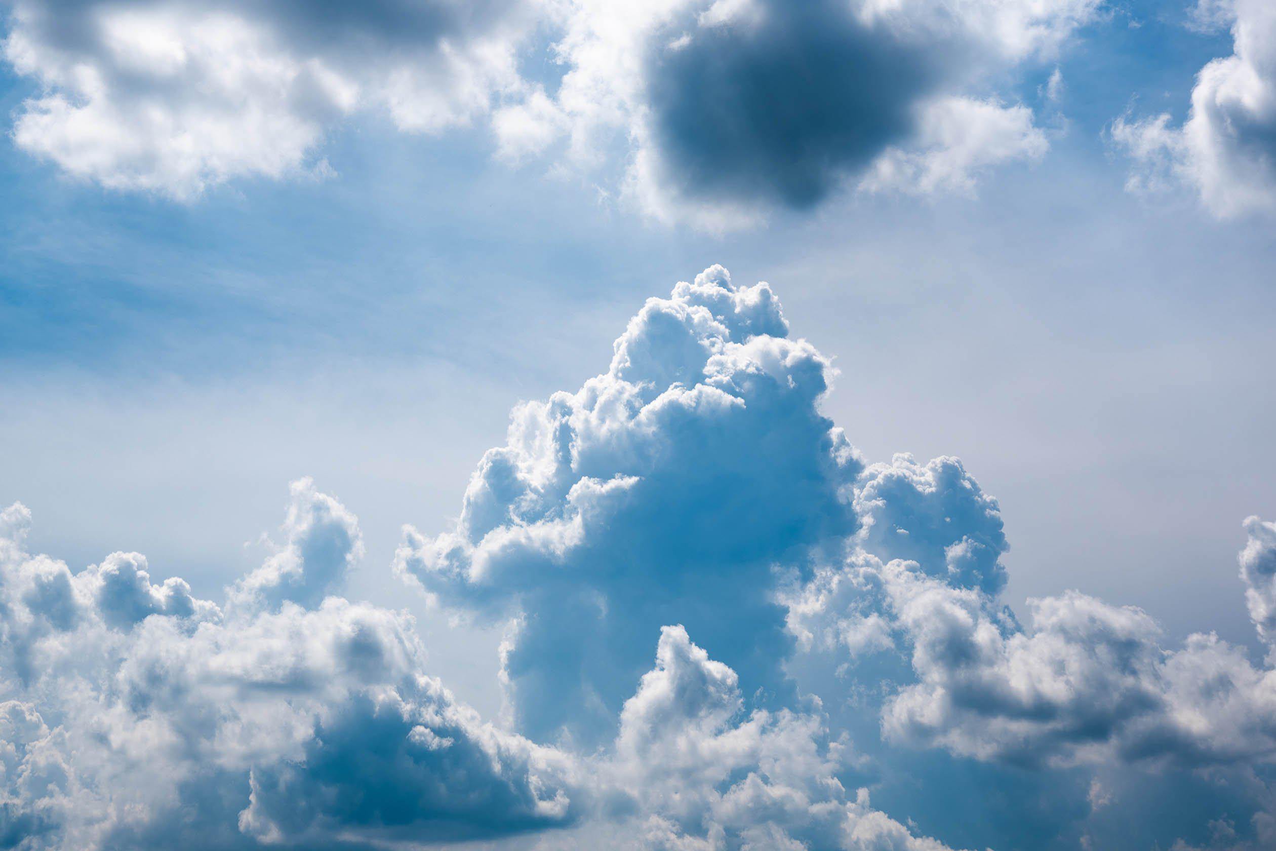 Cumulus Clouds Wall Mural | Sky & Clouds Wallpaper | Eazywallz