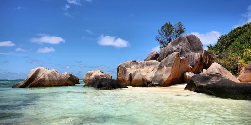 Seychelles Nature Wall Mural - Beach Mural Wallpaper - Eazywallz